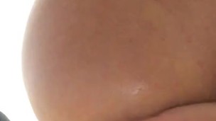 Anal play with my 14” extreme dildo! 