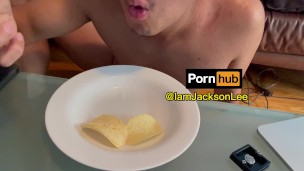 eating self CUM CUM