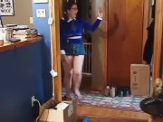 Naughty slut wife gapes holes upskirt up close 1/16