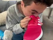 PREV Roommate gym sweaty feet worship and smell EP 1 FOOT WORSHIP FOOT DOMINATION SNEAKERS SOCKS 12/16