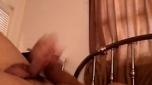 Self facial (massive cum shot to the face and in the mouth) military man stripping part 4