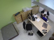 LOAN4K Bank clerk cant wait to see his clients massive fake tits 9/16