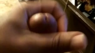 Jacking off while watching porn