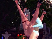 Ghislaine Dedoldia bondaged fucks BDSM hentai 3d 14/16