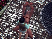 Ghislaine Dedoldia bondaged fucks BDSM hentai 3d 7/16