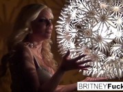 Sexy blonde in a retro tease and solo 12/16