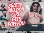  Balloon Girl Gets Popped!! 2/16