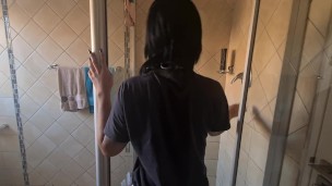 Steamy hot sexy shower