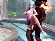 Princess Elizabeth and demon perky fuck in a public bath hentai 3d 12/16