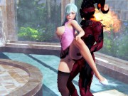 Princess Elizabeth and demon perky fuck in a public bath hentai 3d 13/16