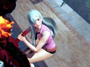 Princess Elizabeth and demon perky fuck in a public bath hentai 3d 6/16