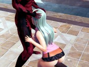 Demon hard fuck in the mouth of princess elizabeth 16/16