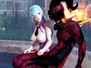 Demon hard fuck in the mouth of princess elizabeth 4/16