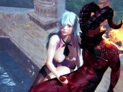 Demon hard fuck in the mouth of princess elizabeth 8/16