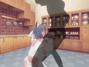 3D HENTAI Yumi sucks a big cock 11/16