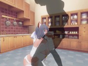 3D HENTAI Yumi sucks a big cock 12/16