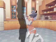 3D HENTAI Yumi sucks a big cock 2/16