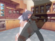 3D HENTAI Yumi sucks a big cock 8/16