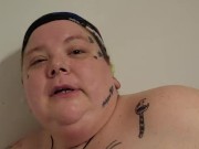Bbw smoking in tub #2  12/16