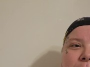 Bbw smoking in tub #2  3/16