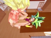 super saiyan foursome with kale and caulifla dragonball porn