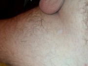 Using my cum as lube