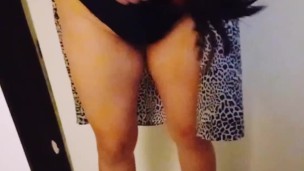 Sexy cheetah in lingerie tease