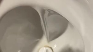 Wanking in busy public station with cumshots 