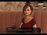 No More Money-The big natural tits in the red dress
