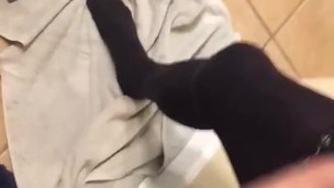 Precum slinging fucking dildo w/cumshot