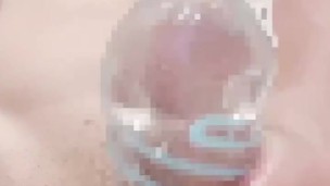 カチカチになりすぎてオナホが破損！！彼女に見られながらのオナニー大量射精【日本人HENTAI男性個人撮影1】