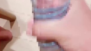 1週間我慢させた彼のおちんちんがカチカチになりすぎてオナホ破損⚡️【日本人素人HENTAI男性個人撮影3】