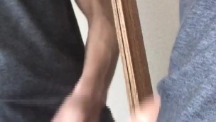 休日普段着でオナニー！最後は手に絡みつくほど濃い精液を発射！！