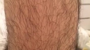 Hairy mans legs