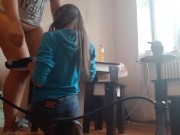 Моя бывшая девушка мне отлизала, пока её нынешняя вышла поговорить по телефону - lesbian_illusion 7/16