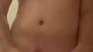EDGING AND CUMMING IN THE SHOWER!!!