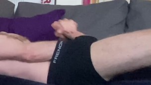 Jerking myself watching porn and listening to audio of a girl cumming - part 2