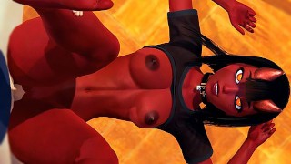 rogaty Meru sukuba ręczna robota na biurku