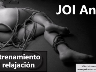 JOI Anal en español para relajarse y entrenar tu culo.