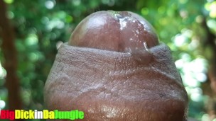 Slimy Wet Dripping Precum rubbed all over my BBC in Close Up then I Moan for you which is Hot AF