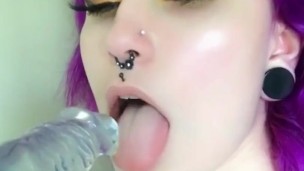 Hot Alt Girl Sucks Your Cock