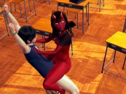 Succubus Meru Fucked A Tied Up Guy 10/16