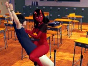 Succubus Meru Fucked A Tied Up Guy 12/16