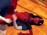 Succubus Meru hard double penetration 9/16