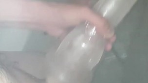 I love getting my fat cock cum in my flashlight