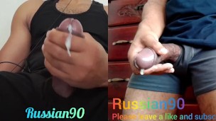 Hot Guy Moaning While Jerking Off Big Cock With Cumshot Orgasm Pov