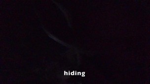Walk around with a naked erection at midnight (caught) - 徒歩の通行人2人組に見つかるが何とかやり過ごす／深夜に近所を全裸勃起で徘徊／0423
