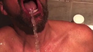 Piss Pig Gets Drenched 
