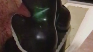 Cum Twice with Monster Vibrator 