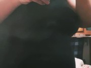BBW Arab teases camera while she blows smoke 5/16